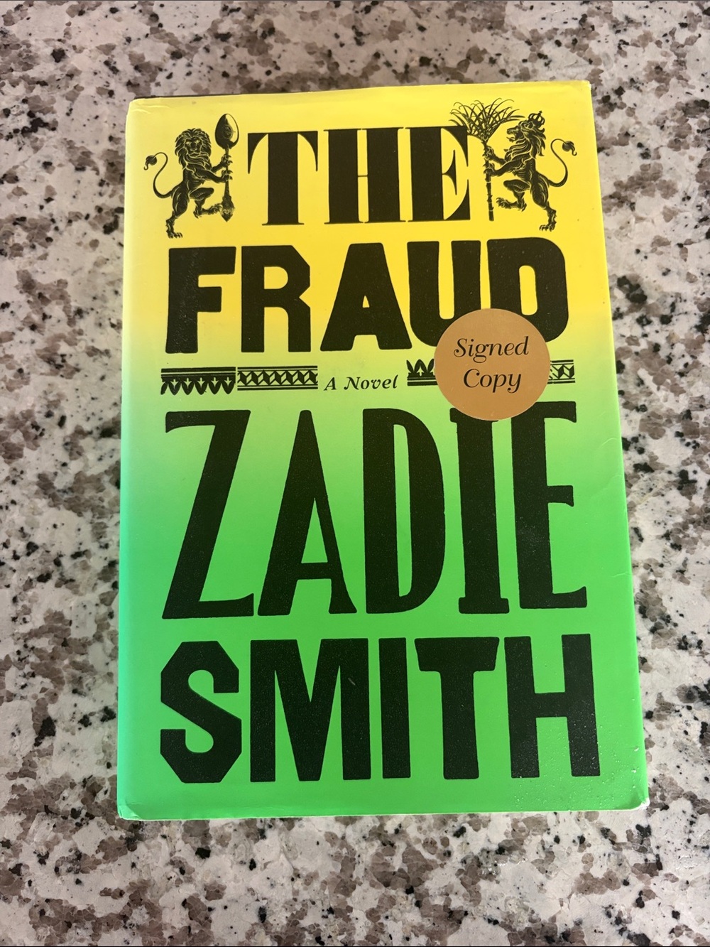 The Fraud - Zadie Smith Signed Copy